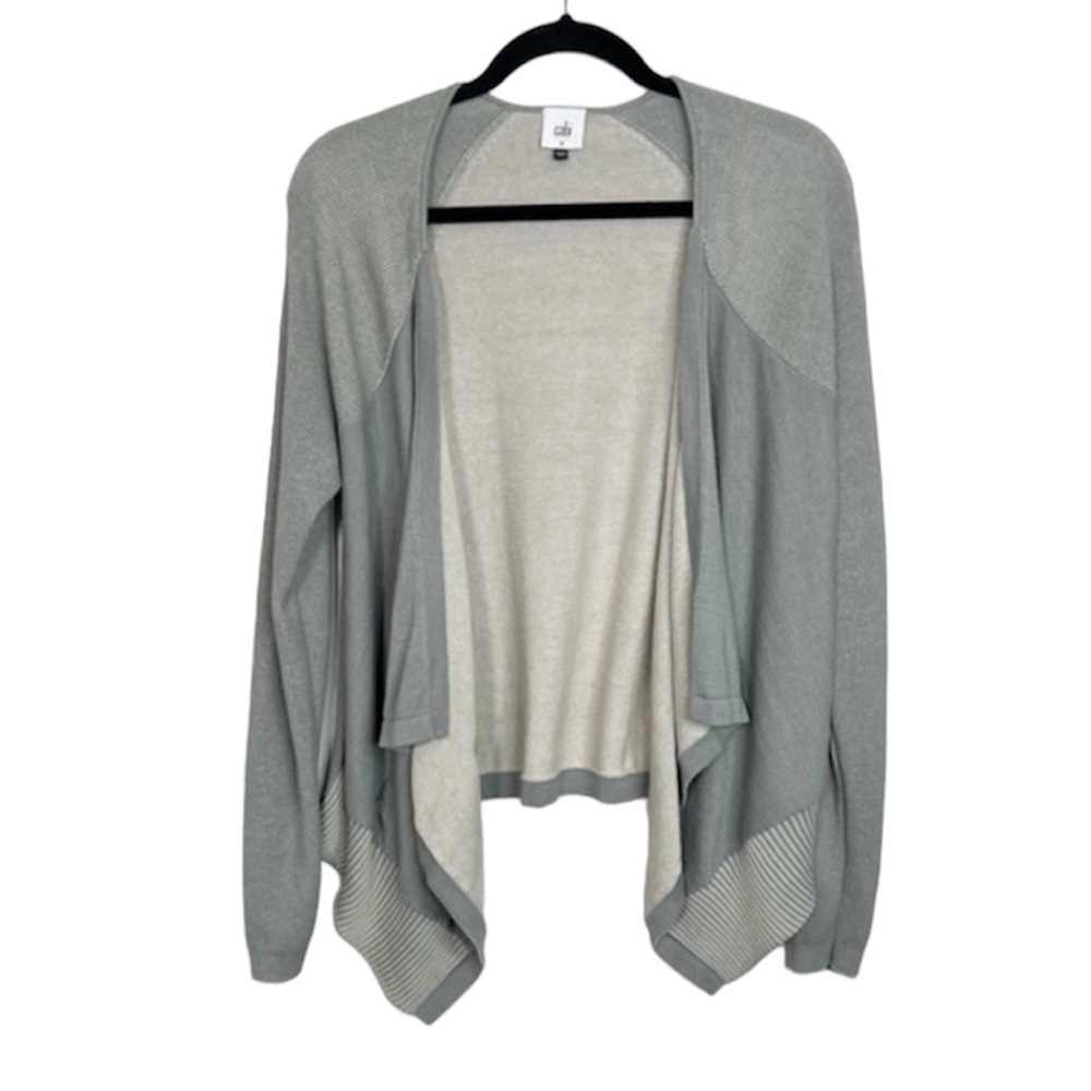 CABI draped open front Pocket Cardigan #5132 in Sage size Medium
